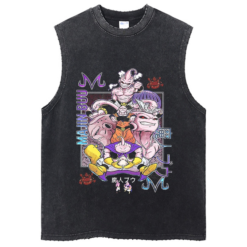 Villains Vintage Sleeveless Vest Dragon Ball Z T-shirt