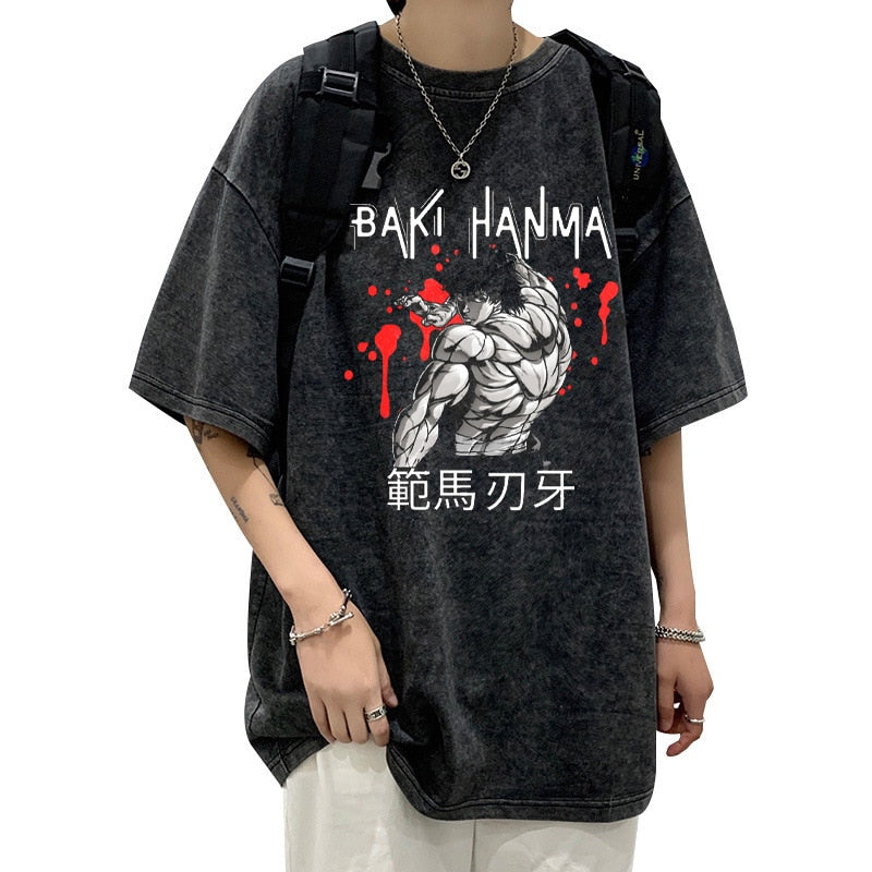 Vintage Baki Anime T-shirt