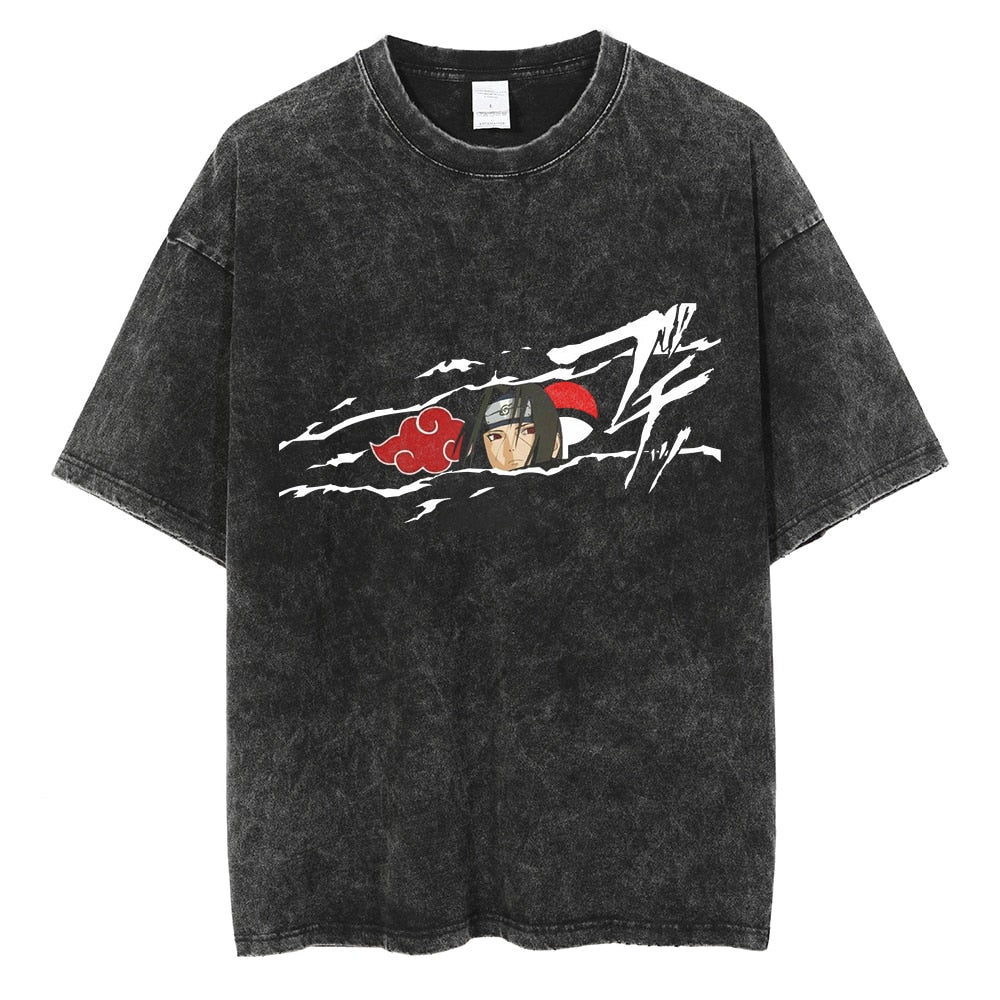 Vintage Naruto Itachi Graphic T-Shirt