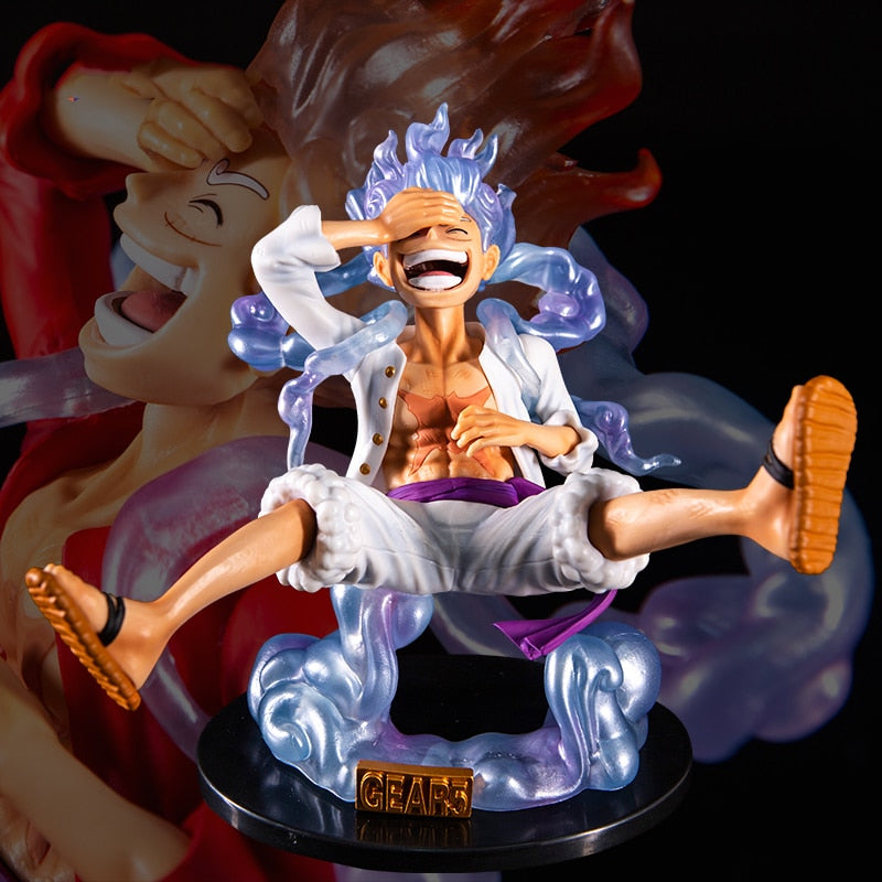 Anime One Piece Gear 5 Sun God Nika Figure