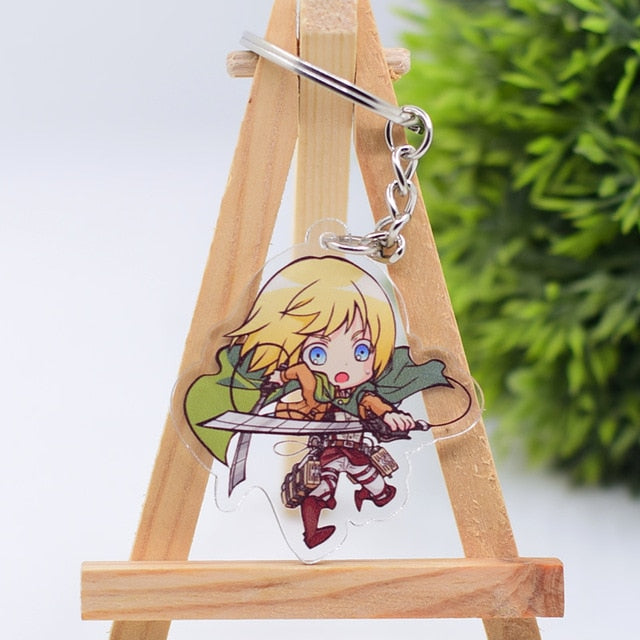 Attack on Titan Keychain Double Sided