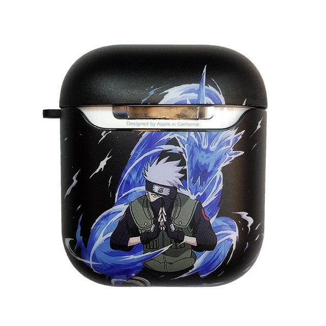 Anime Naruto Sasuke Kakashi earphone case For AirPods 1 2  Soft silicone
