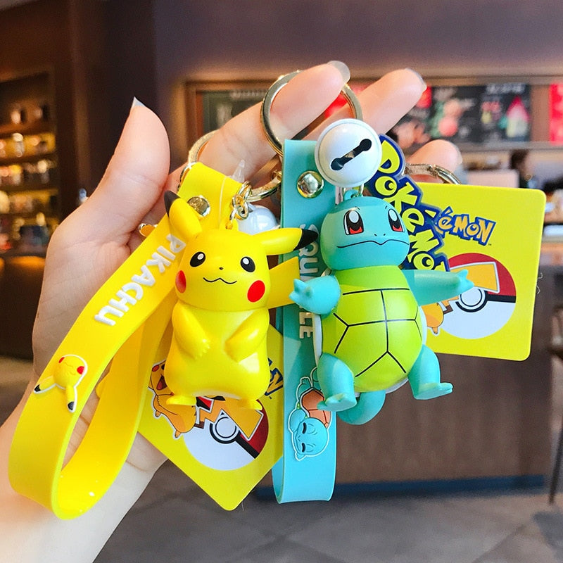 Genuine Pokemon Action Figure Pikachu Keychain