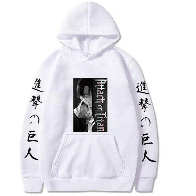 Attack on Titan Hot Anime Hoodie Pullovers Tops Long Sleeves V-neck Autumn