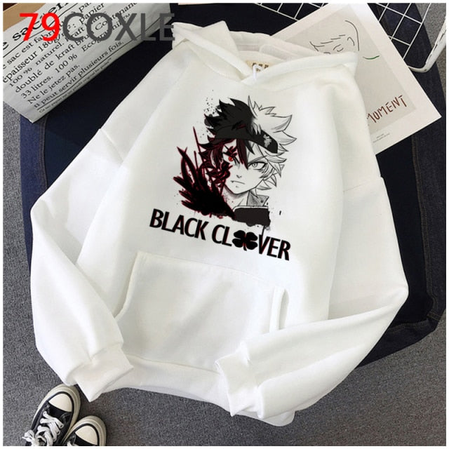 Black Clover hoodies harajuku