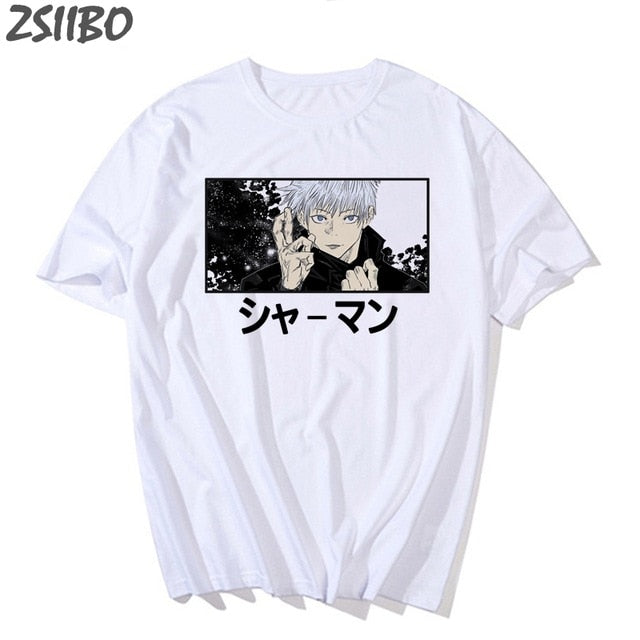 Harajuku Anime T- shirt Jujutsu Kaisen Streetwear
