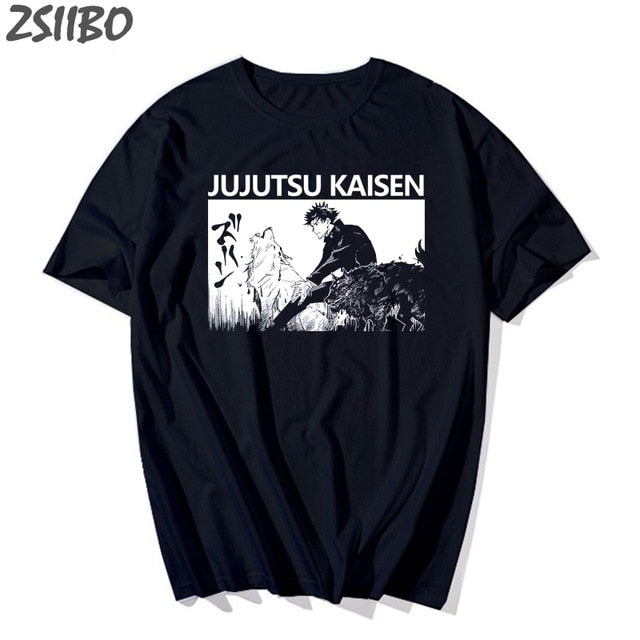 Harajuku Anime T- shirt Jujutsu Kaisen Streetwear