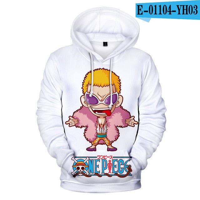 One Piece Hoodies Streetwear