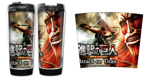 Anime Attack on Titan Scouting Legion Designer Plastic Water Bottle