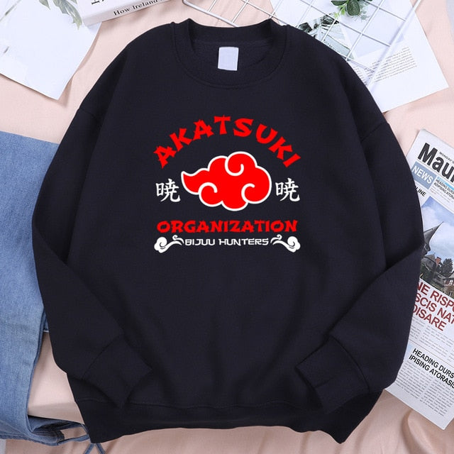 Naruto Hoodie Akatsuki Organization Sweatshirts Anime