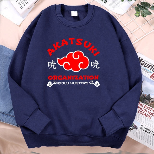 Naruto Hoodie Akatsuki Organization Sweatshirts Anime