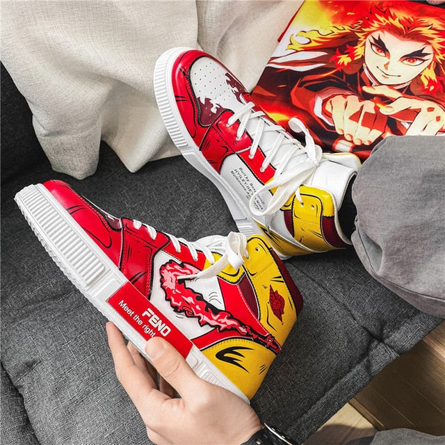 Anime Red Akatsuki Casual Shoes