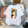 One Piece Luffy Sleeve T-shirt Street Anime