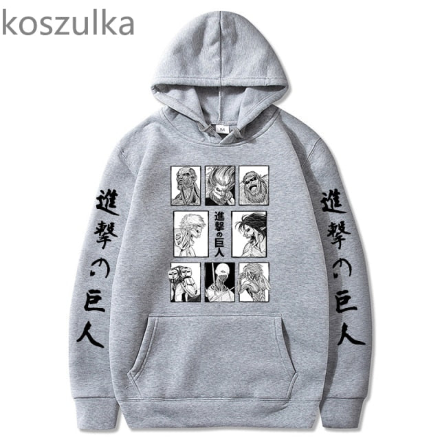 Anime Attack On Titans Hoodie Streetwear