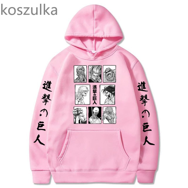Anime Attack On Titans Hoodie Streetwear